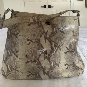 Kate Spade Snakeskin Design Tote Purse